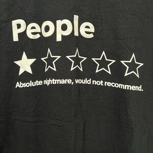 DOM People Black Graphic T-Shirt
